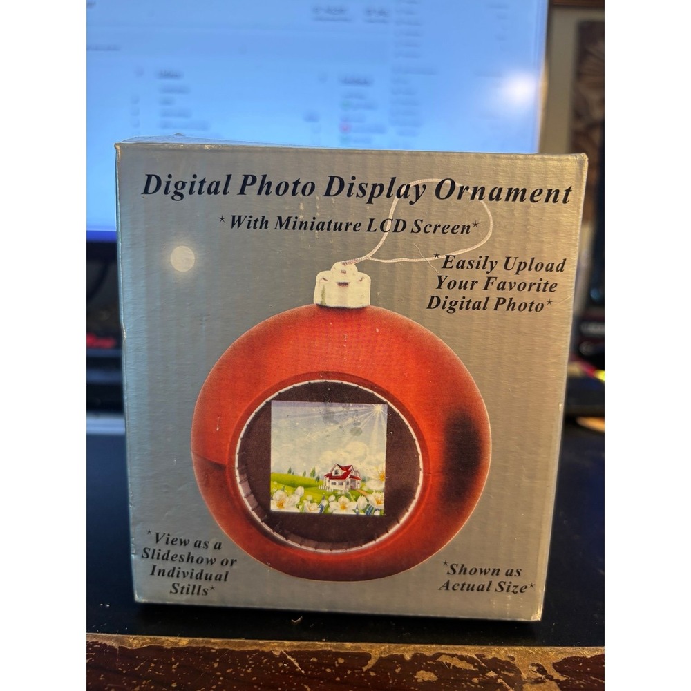 Seneca Allegheny Digitial Photo Christmas Ornament NIB